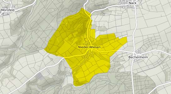 Immobilienpreisekarte Nieder Wiesen Rheinhessen